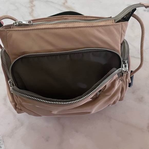 BIMBA Y LOLA Taupe Crossbody Bag Expandable Strap - Picture 13 of 16